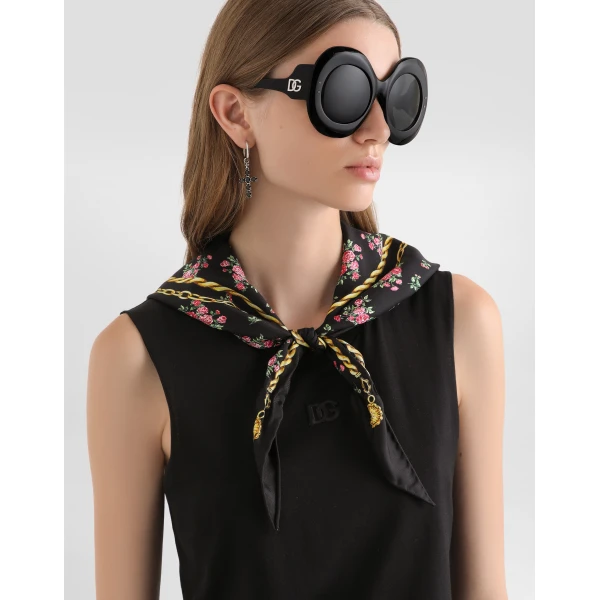 Dolce & Gabbana Jersey t-shirt with scarf, view 4