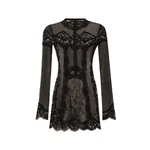 Dolce & Gabbana Knitted dress with lace