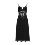 Dolce & Gabbana Lace and charmeuse calf-length slip dress