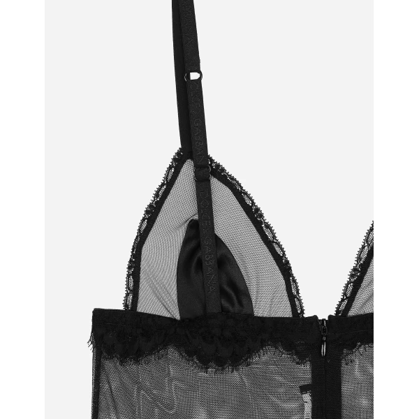 Dolce & Gabbana Lace and tulle camisole, view 5