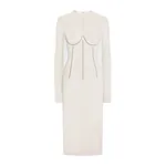 Dolce & Gabbana Lace calf-length dress with corset detailing