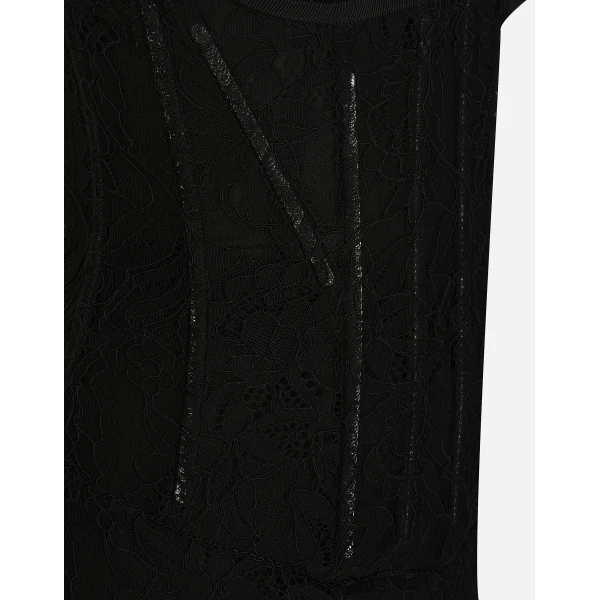 Dolce & Gabbana Lace calf-length slip dress: Dress, view 3