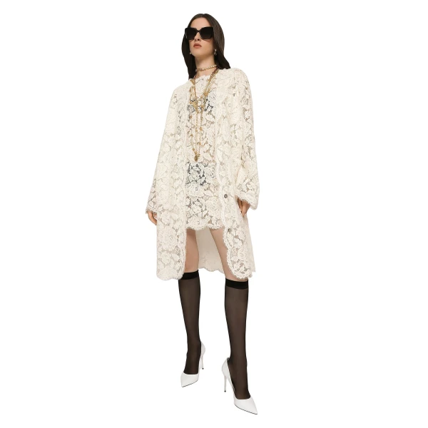 Dolce & Gabbana Lace dress with floral pattern