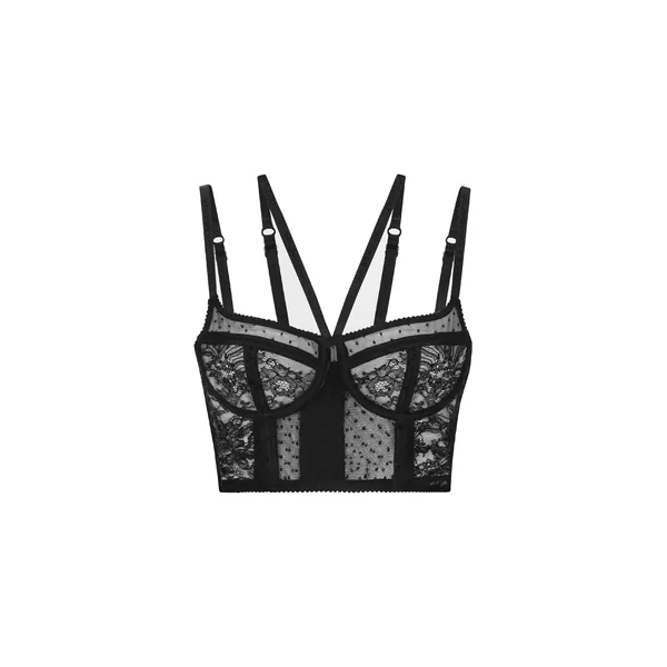 Dolce & Gabbana Lace lingerie bustier with straps Top