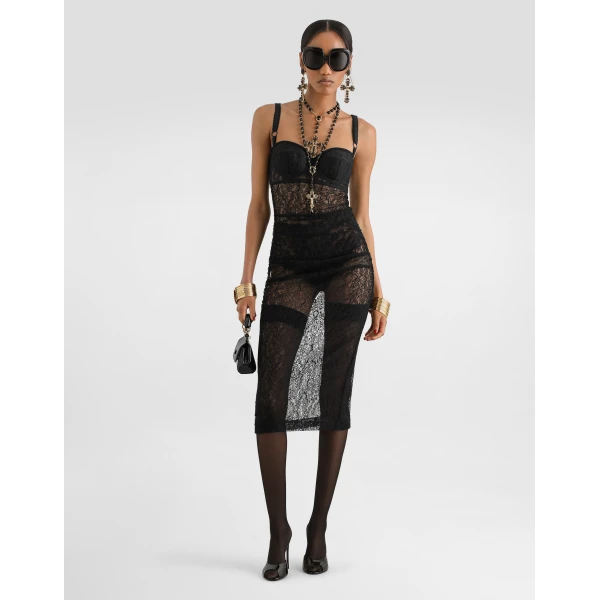 Dolce & Gabbana Lace midi dress, view 2