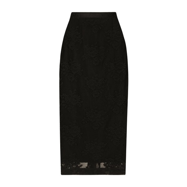 Dolce & Gabbana Lace pencil skirt with slit