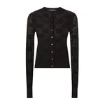 Dolce & Gabbana Lace-stitch cardigan with DG logo
