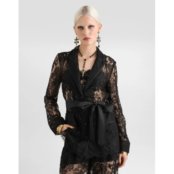 Dolce & Gabbana Lace vanity shirt, view 4