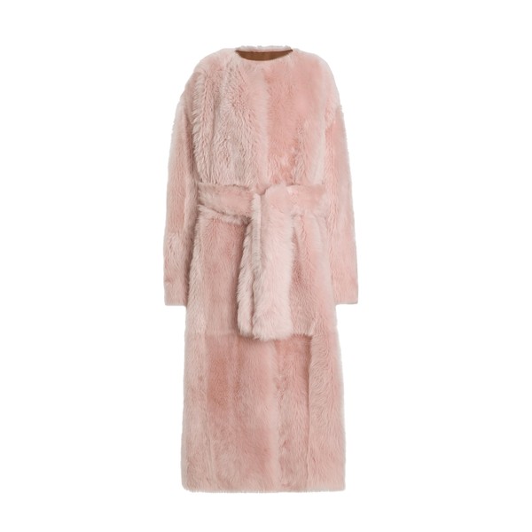 Dolce & Gabbana Lamb fur long coat