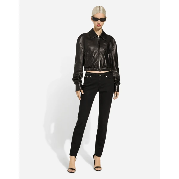 Dolce & Gabbana Lambskin bomber jacket, view 2
