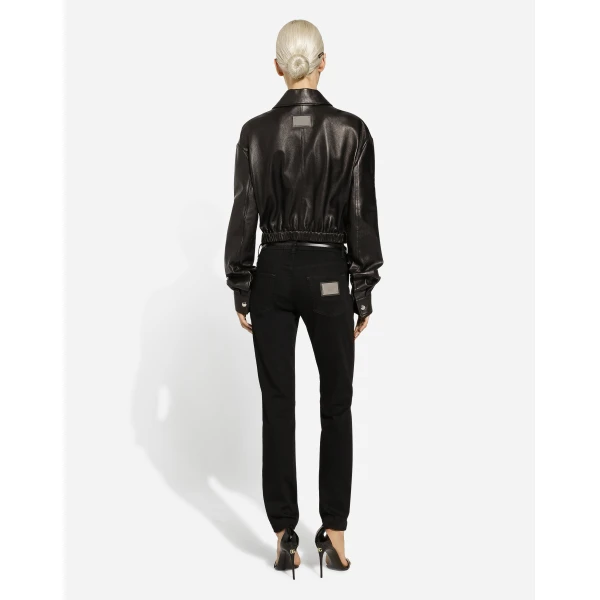 Dolce & Gabbana Lambskin bomber jacket, view 3