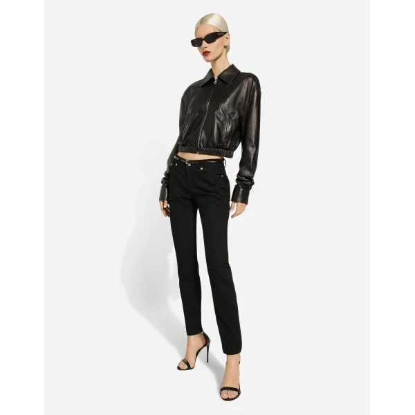 Dolce & Gabbana Lambskin bomber jacket, view 5