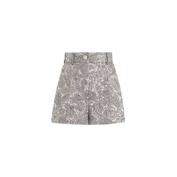 Dolce & Gabbana Lamé floral jacquard bermuda Shorts