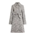Dolce & Gabbana Lamé floral jacquard fabric trench coat