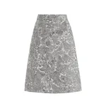 Dolce & Gabbana Lamé floral jacquard midi skirt