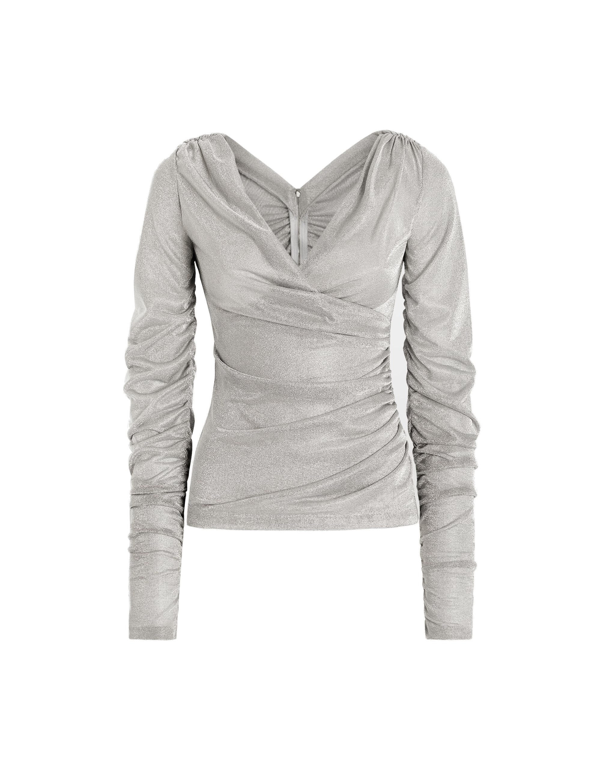 Dolce & Gabbana Lamé jersey top