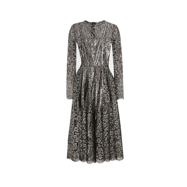 Dolce & Gabbana Lamé lace dress
