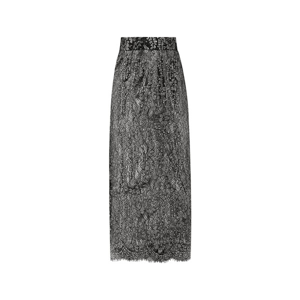 Dolce & Gabbana Lamé lace skirt