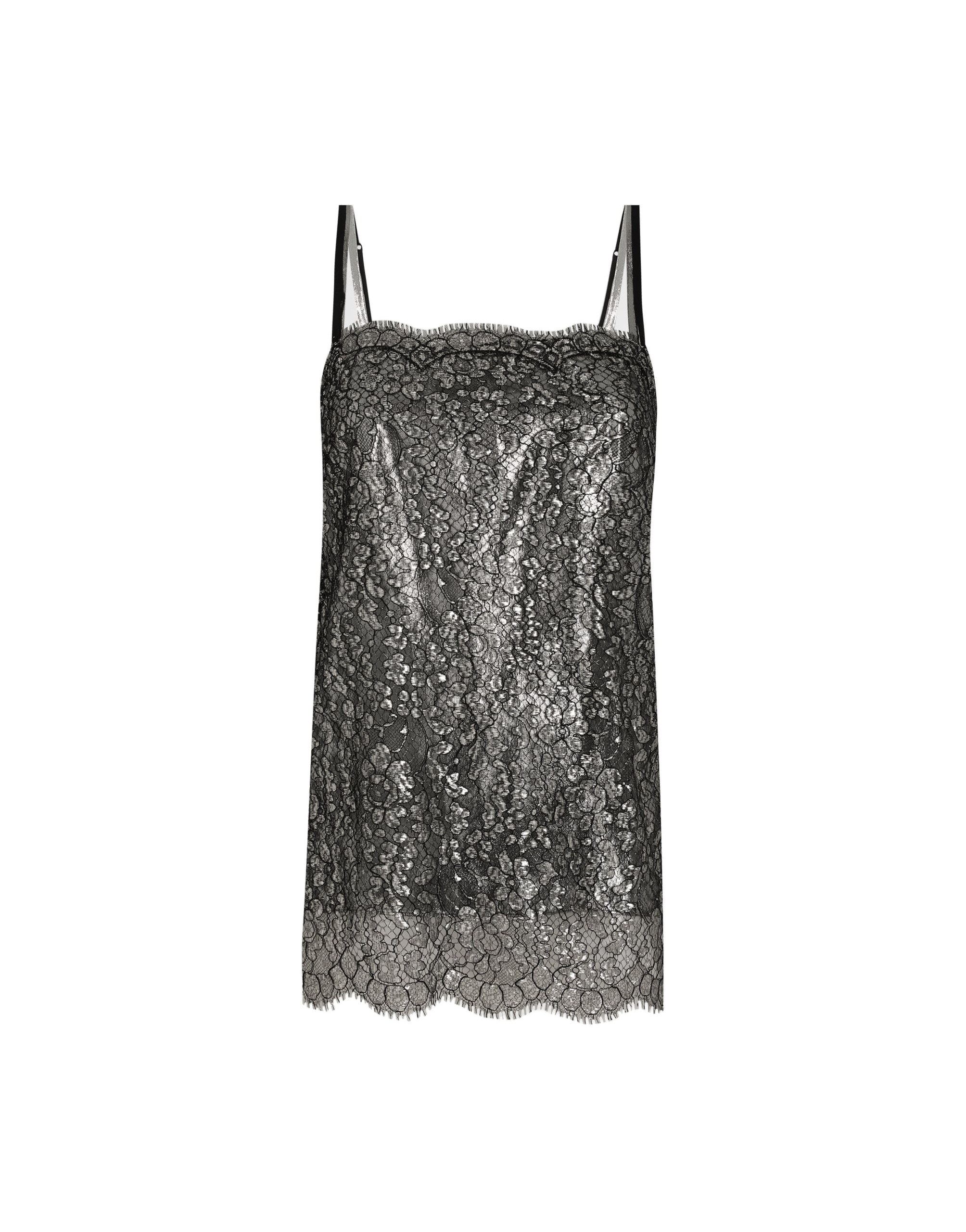 Dolce & Gabbana Lamé lace top