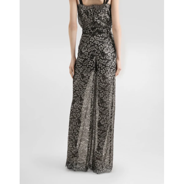 Dolce & Gabbana Lamé lace trousers, view 5