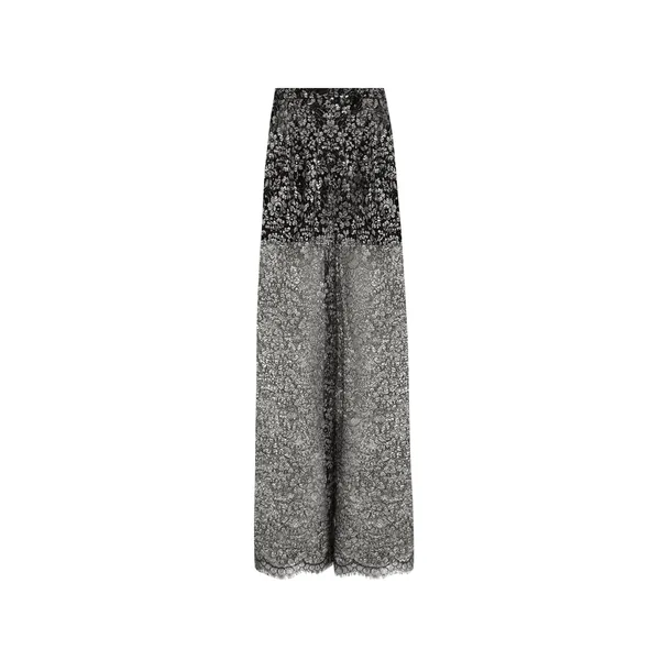 Lamé lace trousers