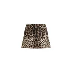 Dolce & Gabbana Leo-print brocade mini skirt