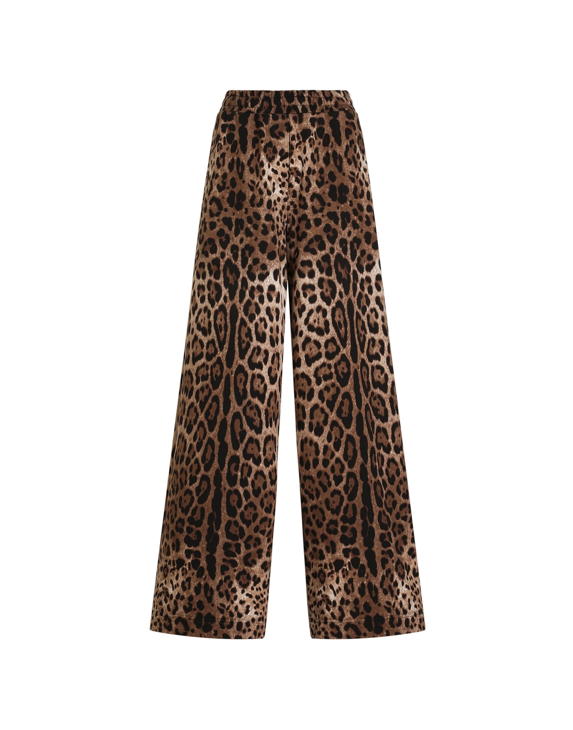 Dolce & Gabbana Leo-print fleece trousers