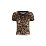Dolce & Gabbana Leo-print jersey t-shirt Top