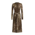 Dolce & Gabbana Leo-print viscose jersey dress