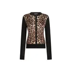 Dolce & Gabbana Leo-print wool cardigan