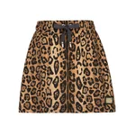 Dolce & Gabbana Leopard-print Crespo fleece miniskirt Skirt