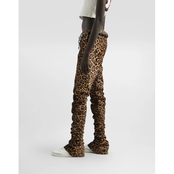 Dolce & Gabbana Leopard-print calf trousers, view 5