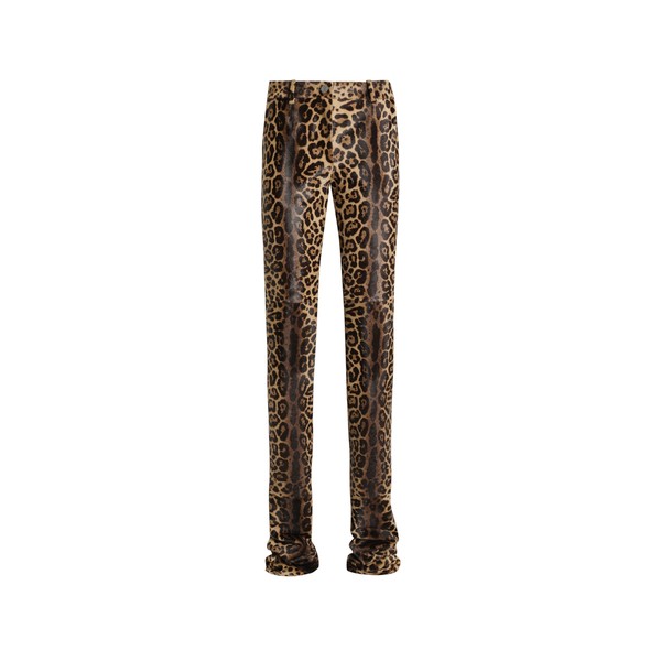 Dolce & Gabbana Leopard-print calf trousers