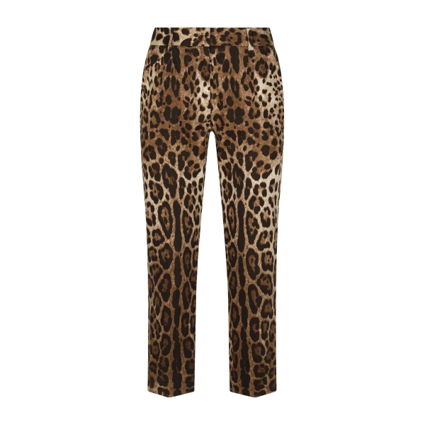 Dolce & Gabbana Leopard-print drill pants