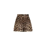 Dolce & Gabbana Leopard-print poplin shorts