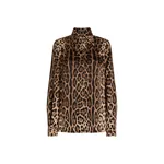 Dolce & Gabbana Leopard-print satin shirt