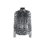 Dolce & Gabbana Leopard-print silk satin shirt