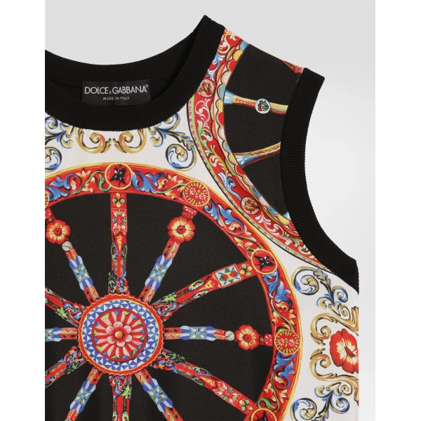Dolce & Gabbana Lightweight plain-knit top, view 3