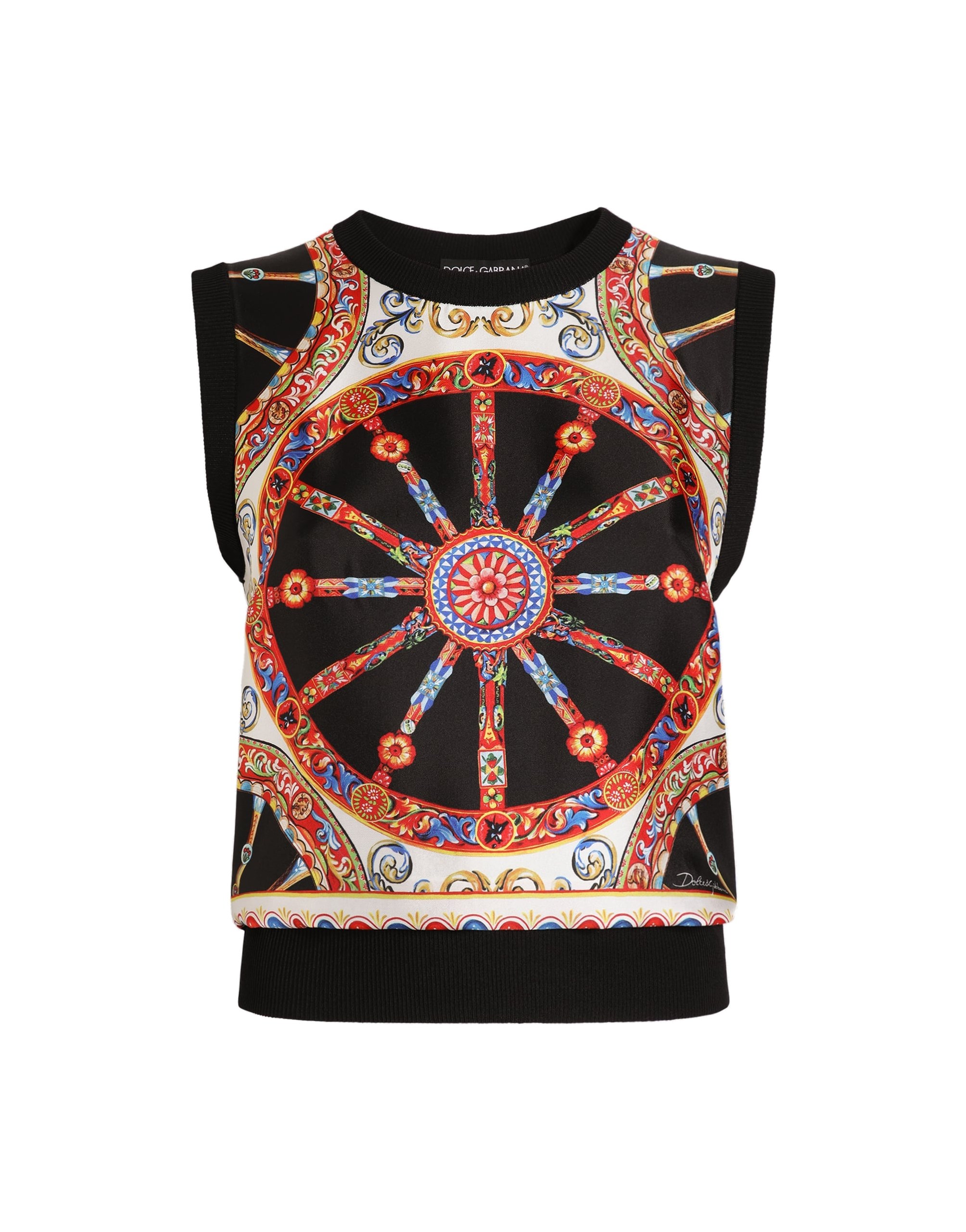 Dolce & Gabbana Lightweight plain-knit top