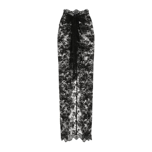 Dolce & Gabbana Long Chantilly lace skirt