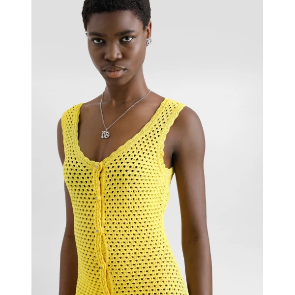 Dolce & Gabbana Long crochet dress, view 5