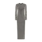 Dolce & Gabbana Long crystal mesh dress