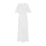 Dolce & Gabbana Long dress with openwork embroidery