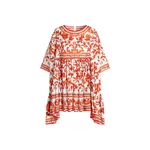 Dolce & Gabbana Long kaftan dress in majolica-print cotton