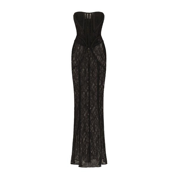 Dolce & Gabbana Long lace corset dress