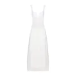 Dolce & Gabbana Long lace dress with corset detailing