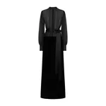 Dolce & Gabbana Long organza and velvet dress
