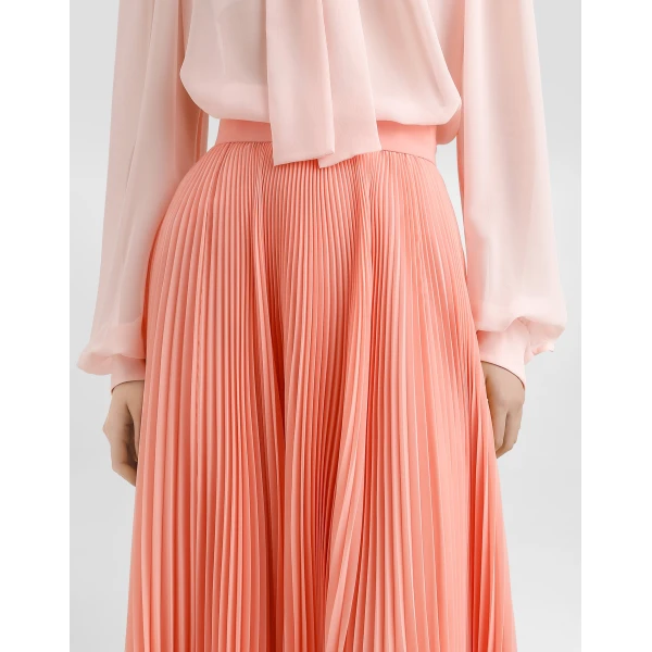 Dolce & Gabbana Long pleated chiffon skirt, view 4