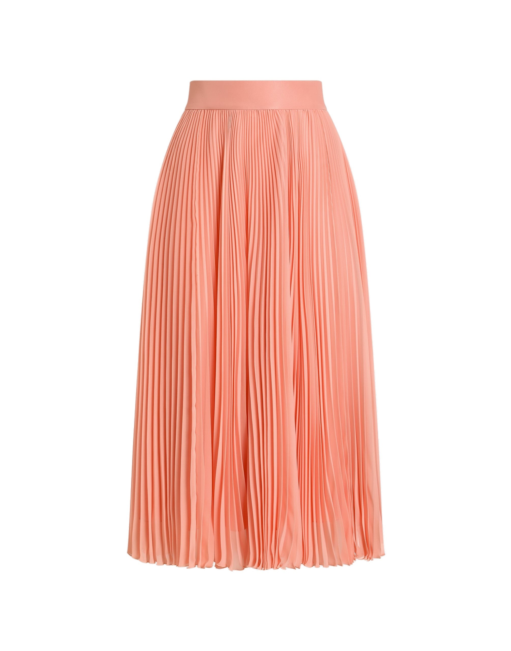 Dolce & Gabbana Long pleated chiffon skirt
