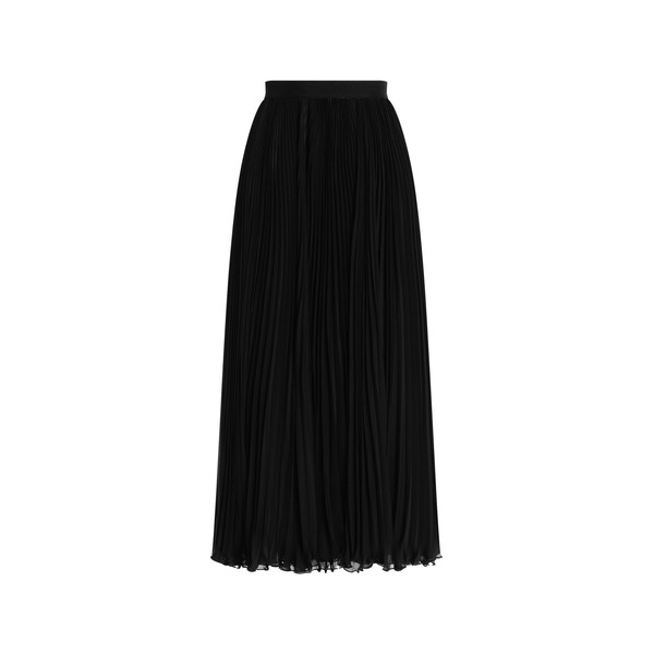 Dolce & Gabbana Long pleated chiffon skirt